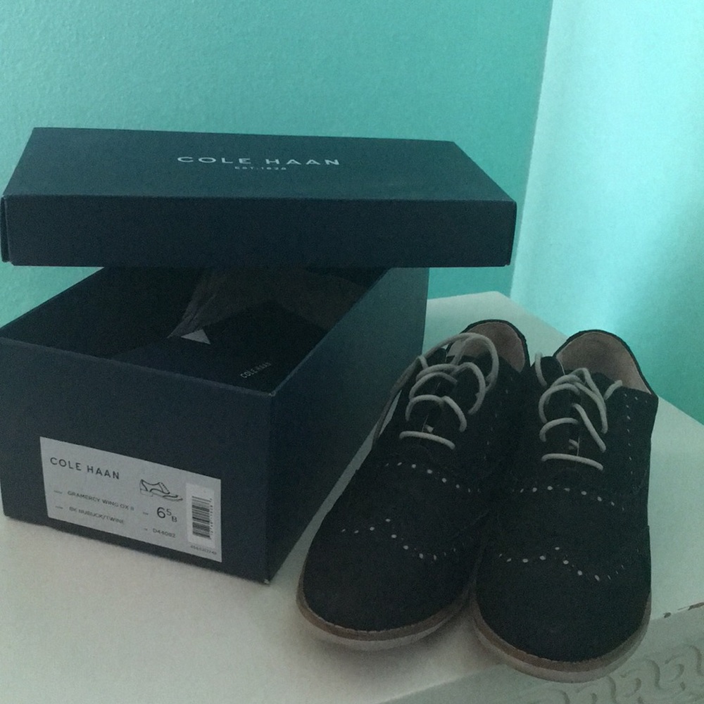 Cole Haan black oxfords